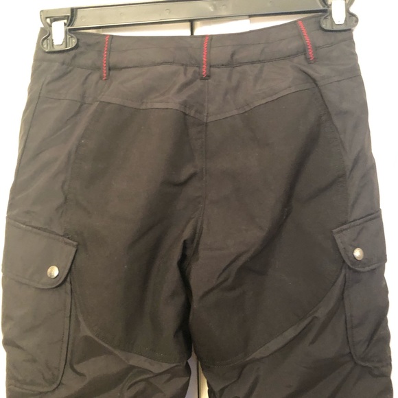 Lands End Kids Black Snowboard/Ski Pants - Picture 4 of 8